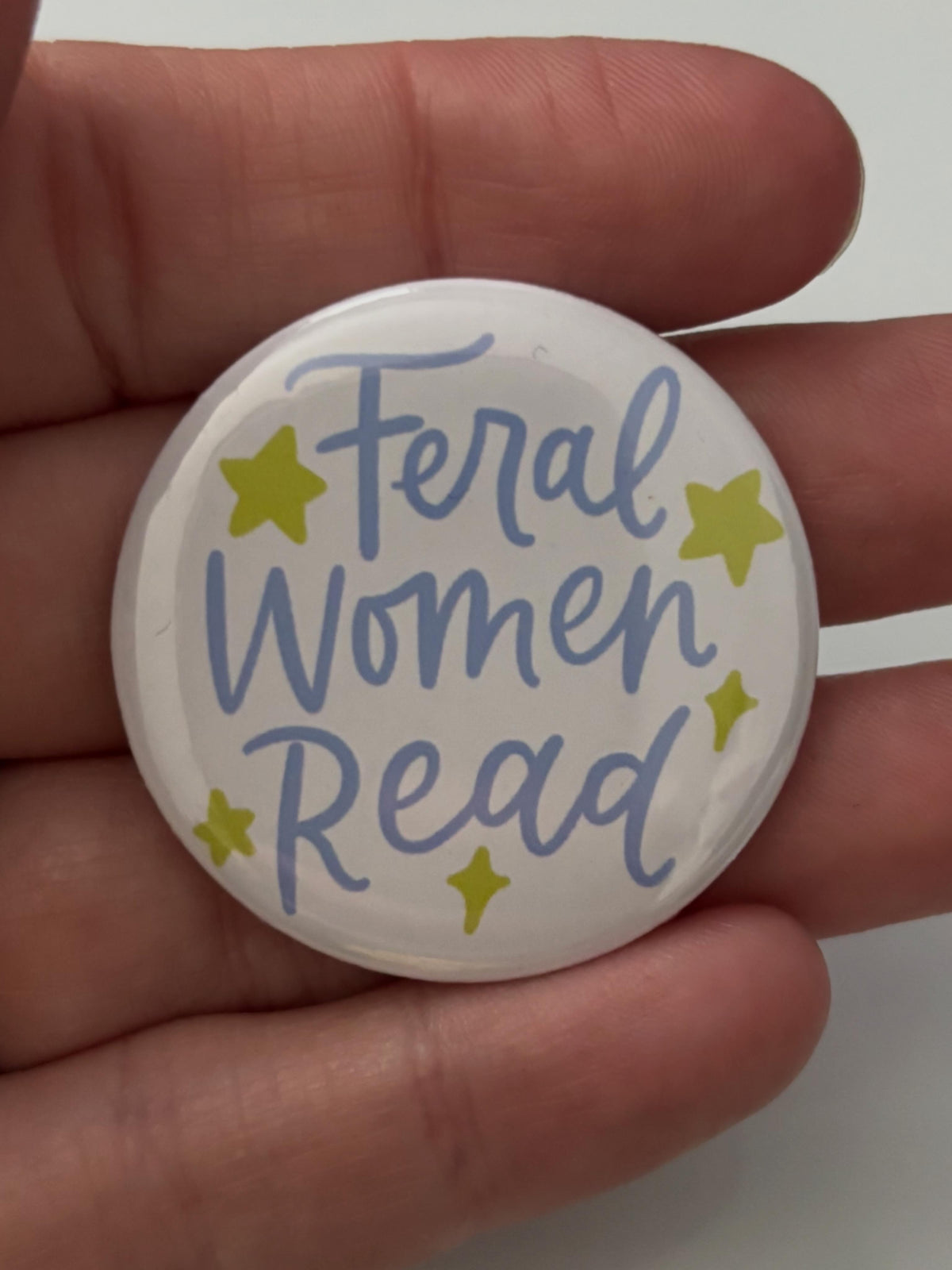 Feral Women Read 1.5-inch Button