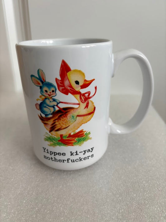 Yippee Ki-Yay, Motherfuckers 15-ounce Ceramic Mug